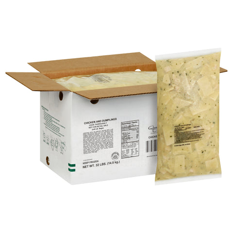 Quality Chef Natural Chicken Dumpling, 8 Pound -- 4 per case