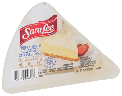 Sara Lee Frozen CHEESECAKE FRENCH STYLE CLASSIC SLICES