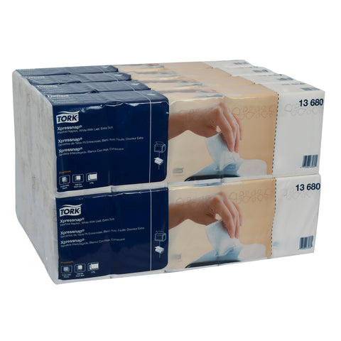 Napkin Dispenser Leaf Design White 2-ply 13x8.5