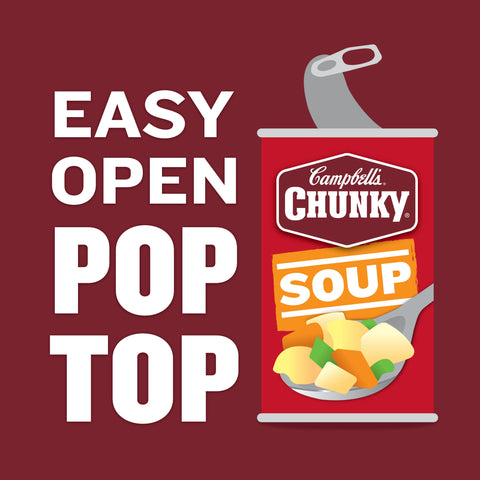 Campbells CHUNKY Savory Vegetable Soup, 19 oz. can, 12 per case