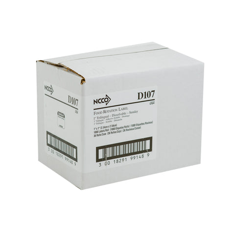 National Checking LABEL SUN 1X1 DISSOLVE-A-WAY