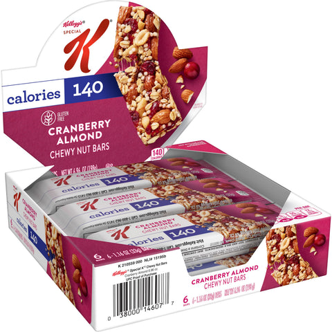 Snack Bar Special K® Chewy Nut Bar Cranberry Almond