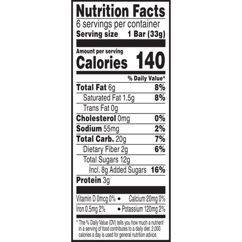 Snack Bar Special K® Chewy Nut Bar Cranberry Almond