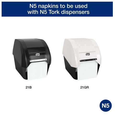 Napkin Dispenser Rollnap 17x7.5 White 1-ply