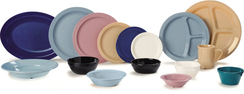 Carlisle BOWL NAPPIE POLYCARBONATE BLACK 15 OZ