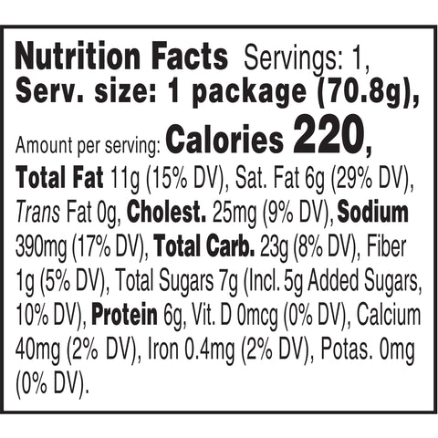 Philadelphia Strawberry Bagel Chips and Cream Cheese Dip, 2.5 Ounce -- 10 per case.
