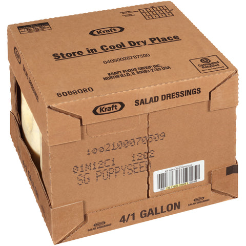 Kraft Dressing Signature Poppy Seed, 1 Gallon -- 4 Case
