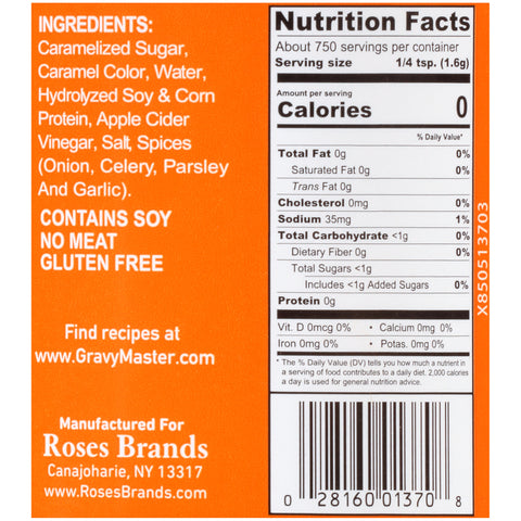 Gravy Master Flavoring Sauce 01370
