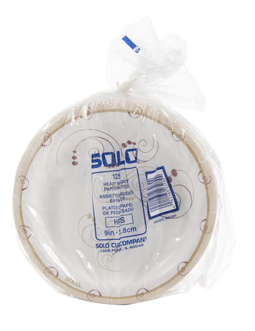 Plate Paper Heavy Weight Food Serving Eco-forward® Tan 9