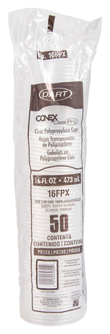 Conex ClearPro® CUP PLASTIC CLEAR 16 OZ