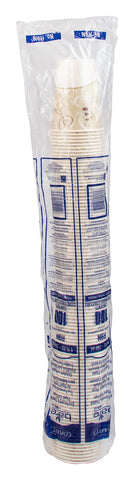 Solo Brown Round Wax Coated Paper Cold Cup, 9 Ounce Capacity -- 2000 per case