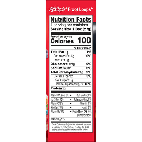 Cereal Fruit Loops® Individual Box