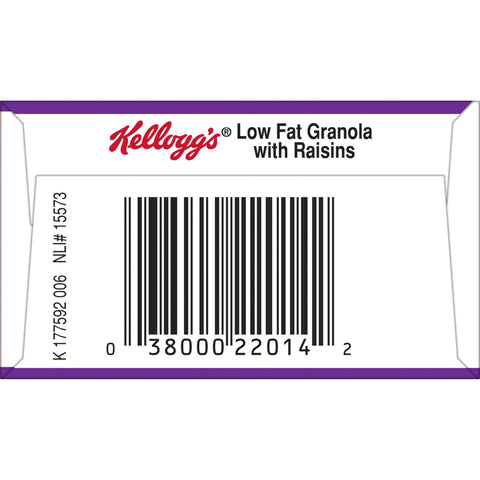 Low Fat Granola With Raisins 70 Per Case 2.22 Ounce Each