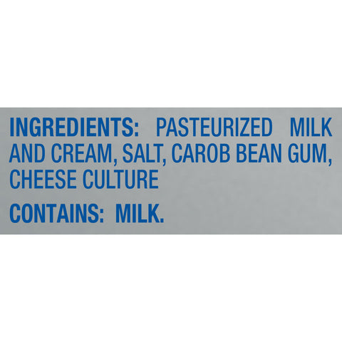Philadelphia Brick Cream Cheese, 8 Ounce -- 12 per case.