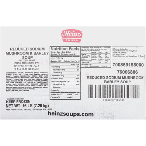 Soup Mushroom Barley Reduced Sodium