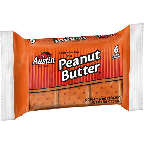 Cracker Sandwich Peanut Butter On Cheese