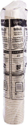 FRESH CUP CUP PAPER HOT WHITE 12 OZ