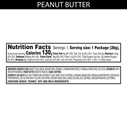 Cracker Sandwich Toasty Crackers With Peanut Butter