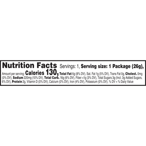 Austin Cheese Sandwich Cracker with Peanut Butter, 0.917 Ounce -- 144 per case.