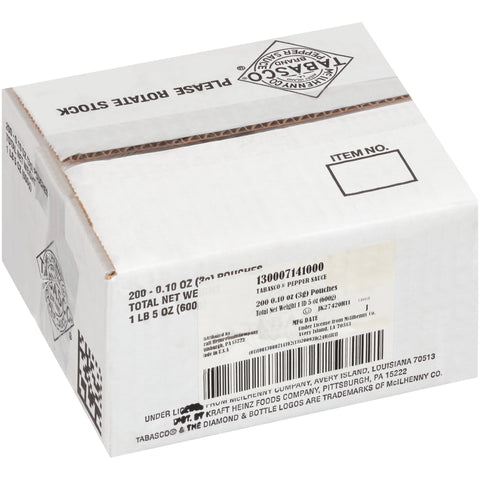 Tabasco® Brand SAUCE TABASCO SINGLE SERVE PACKET