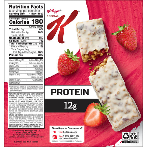 Kellogg's SPCL K PRTN BAR STRWB   8/1.59 Z
