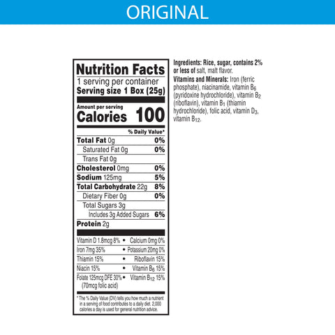 Cereal Rice Krispies® Individual Box