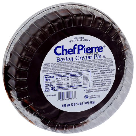 Pie Boston Cream Traditional W/ Domes 10