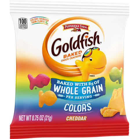 Pepperidge Farm® SNACK GOLDFISH® COLORS CHEDDAR WHOLE GRAIN