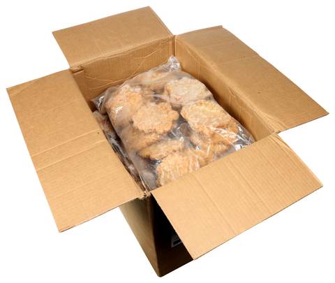 Beef Pattie Country Fried Breaded Whole Grain Fc Cn 3.88 Oz 68013