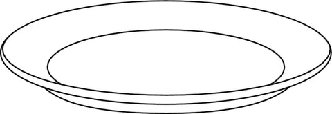 Plate Dinet® Entree White 9