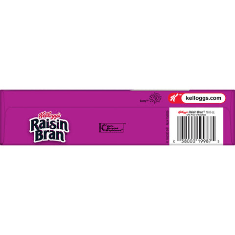 Kelloggs Raisin Bran Cereal, 16.6 Ounce -- 10 per case.