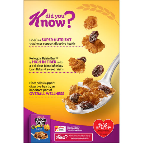 Kelloggs Raisin Bran Cereal, 16.6 Ounce -- 10 per case.