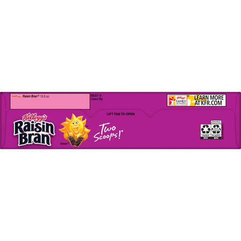 Kelloggs Raisin Bran Cereal, 16.6 Ounce -- 10 per case.