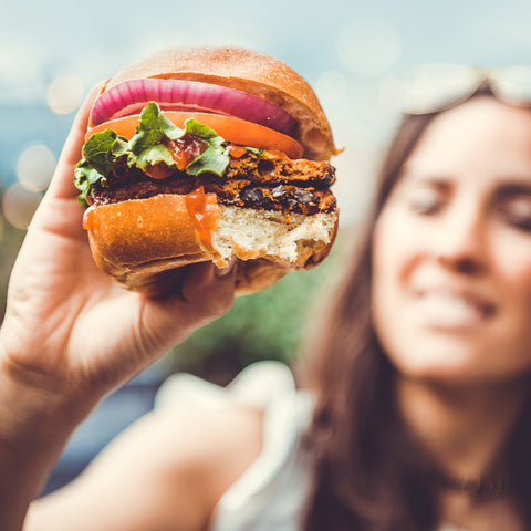 Burger Vegetarian Black Bean Spicy