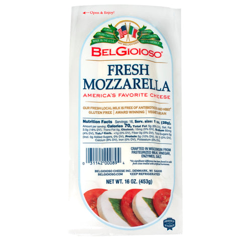 Belgioioso CHEESE MOZZARELLA FRESH THERMO LOG