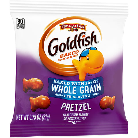 Snack Goldfish Prezel Single Serve