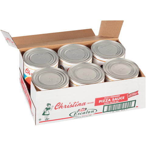 Christinas Heavy Prepared Pizza Sauce with Olive Oil, 105 Ounce -- 6 per case.