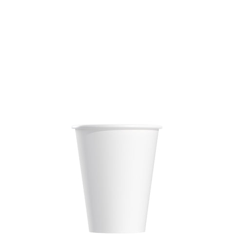 Solo White Single Sided Poly Paper Hot Cup, 8 Ounce -- 1000 per case