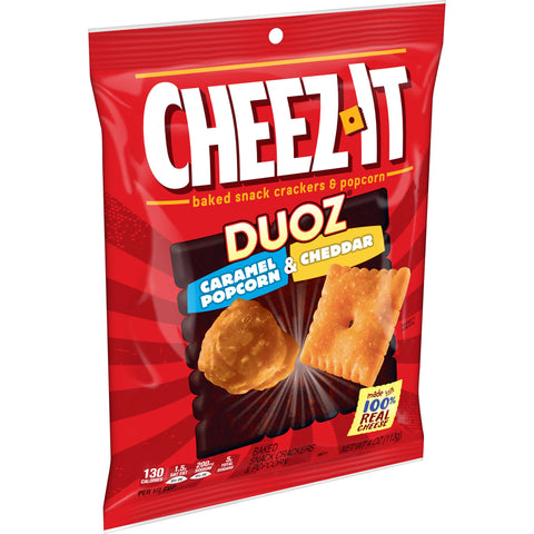Sunshine® SNACK DUOZ™CARAMEL POPCORN AND CHEDDAR CHEESE