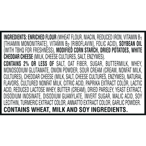 Kelloggs Cheez It Cheddar Sour Cream and Onion Cracker, 1.5 Ounce -- 36 per case.