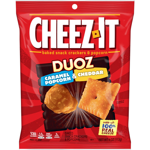 Sunshine® SNACK DUOZ™CARAMEL POPCORN AND CHEDDAR CHEESE