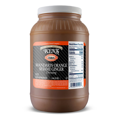 Ken's Foods DRESSING MANDARIN ORANGE SESAME GINGER REFRIGERATED