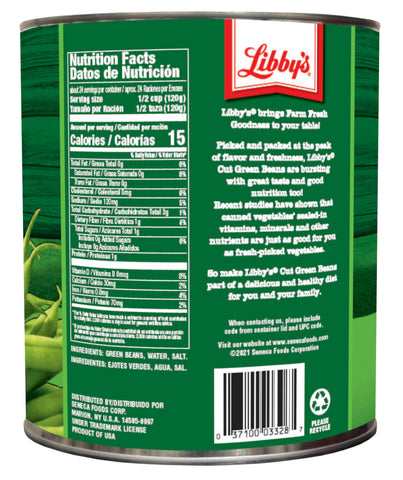 Packer BEAN GREEN CUT MIXED SIEVE LOW SODIUM