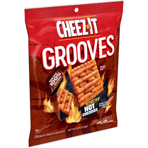 Kelloggs Cheez It Scorchin Hot Cheddar Cracker, 3.25 Ounce -- 6 per case