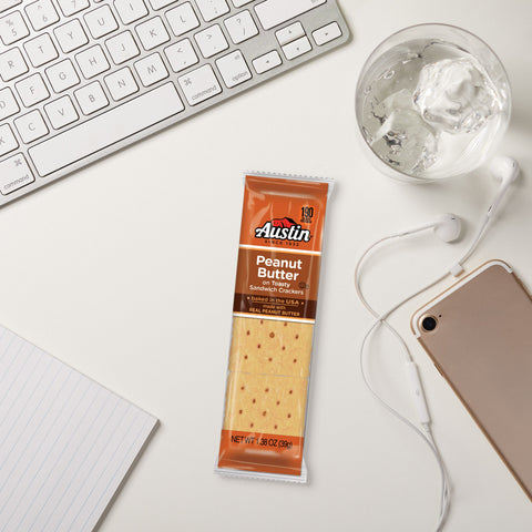 Austin® CRACKER PEANUT BUTTER SANDWICH SQUARE SS SLEEVE
