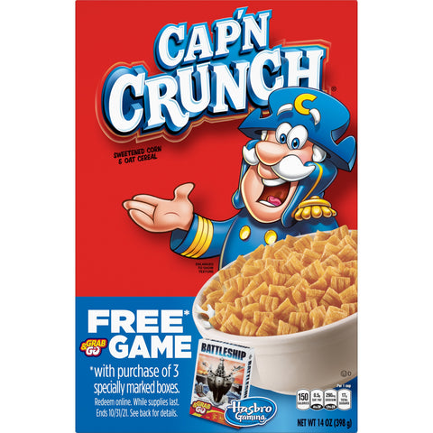 Quaker® CEREAL CAP'N CRUNCH REDBOX FAMILY PACK RTE