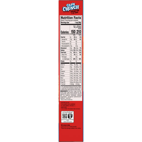 Quaker® CEREAL CAP'N CRUNCH REDBOX FAMILY PACK RTE