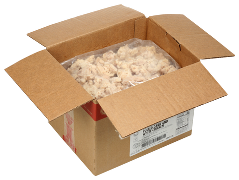 Tyson® CHICKEN PULLED REVERSE BLEND DARK/WHITE 100% ALL NATURAL NAE 65/35 10460210928