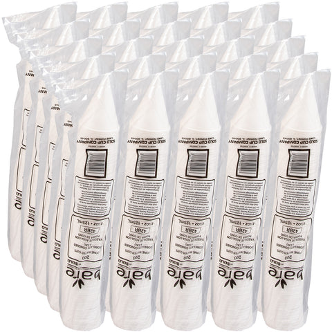 Cup Paper Water Cone White Eco-forward 4.25 Oz