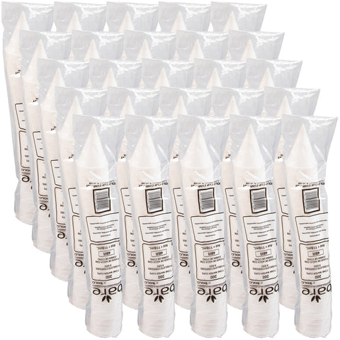 SOLO Cup Company Cone Water Cups, Cold, Paper, 4oz, White, 200/Bag, 25 Bags/Carton